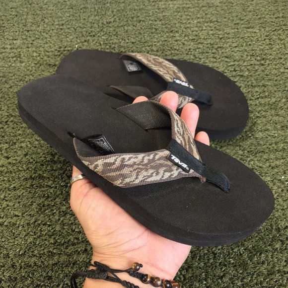 Teva Shoes Teva Flip Flops Womens 5 Black Mush Ii bing Original